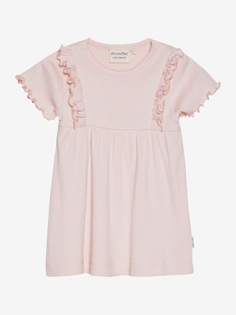 Minymo Babygirl Kleid gerippt 113114