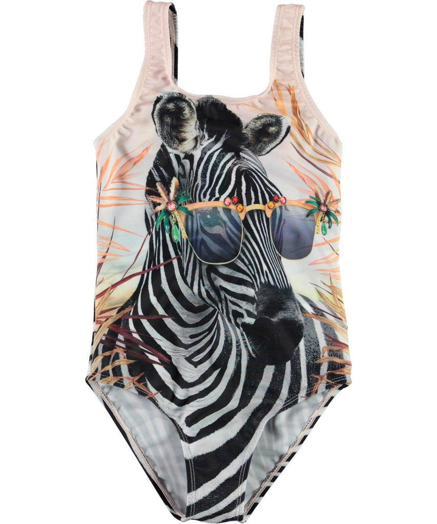 Molo Nika Zebra Fun Badeanzug Girl 8S22P513 7571