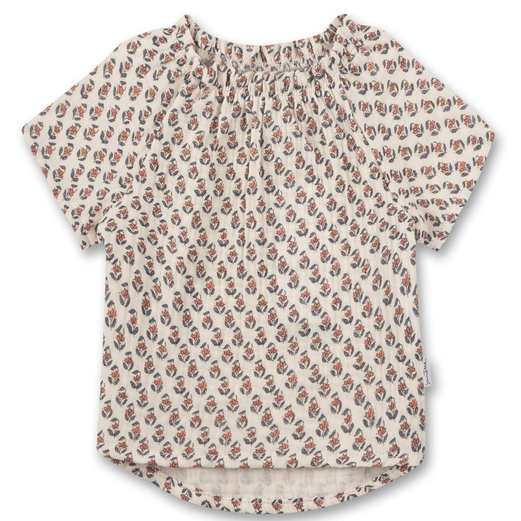 Sanetta Bluse Mädchen Blumen 10962 GOTS