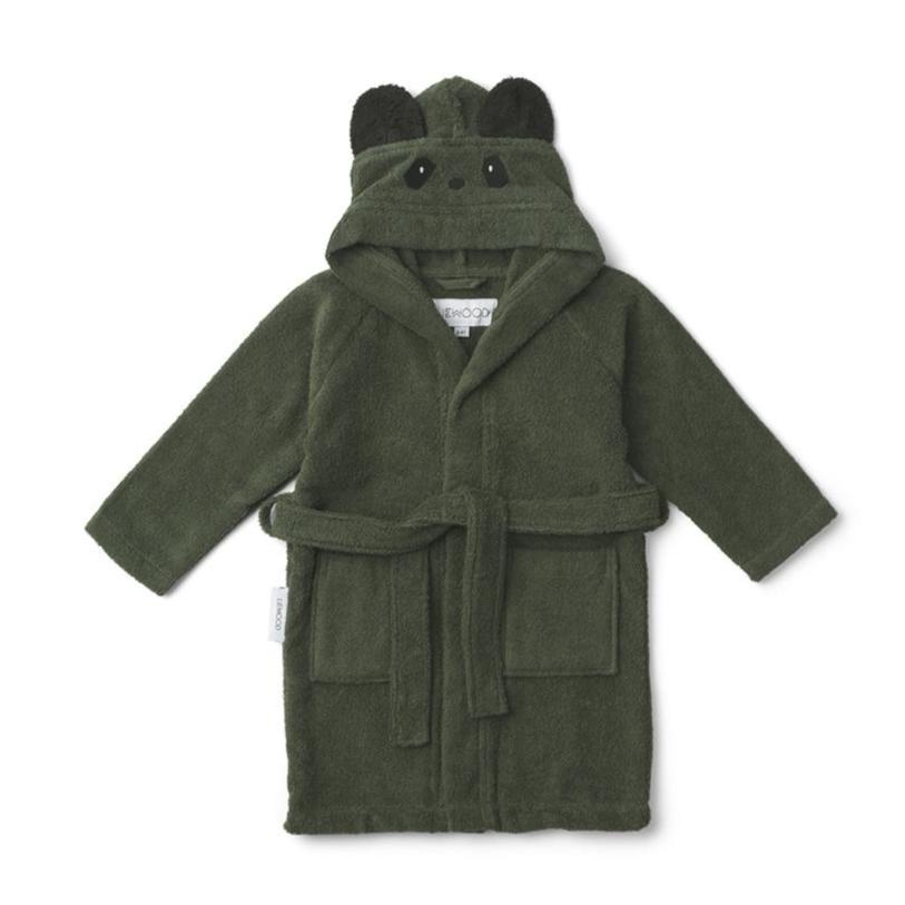 liewood bademantel lily panda hunter green lw12387