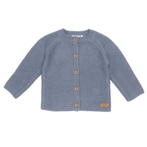 Strickjacke Baby Little Dutch Blau