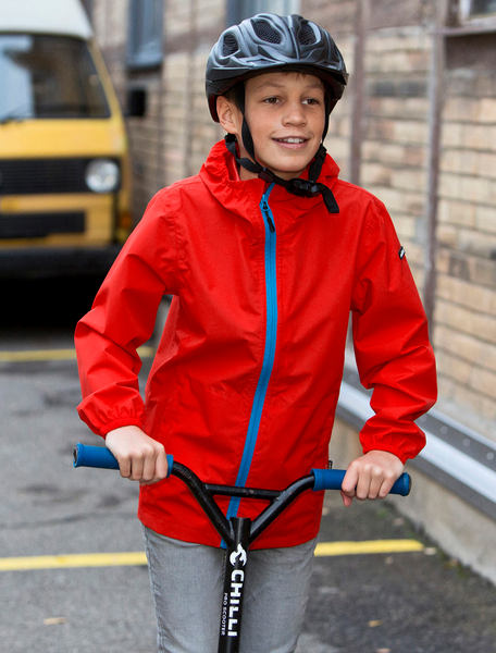 RUKKA Rain jacket Travellight orange LanaLu Boys and Girls