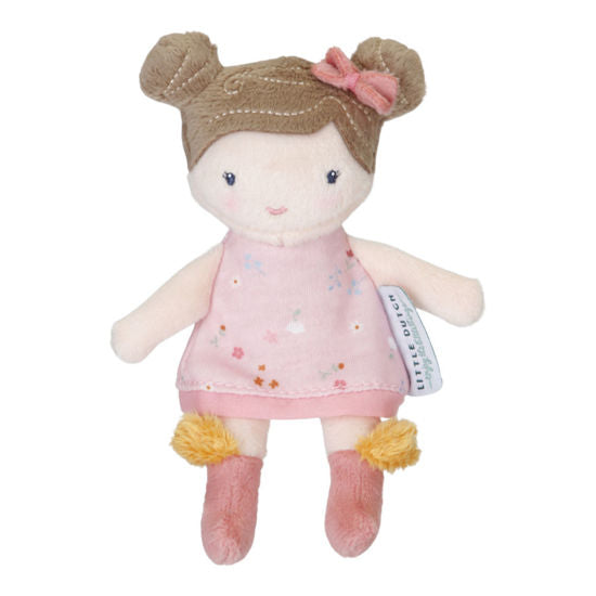 LITTLE DUTCH - Bambola di peluche rosa 10 cm