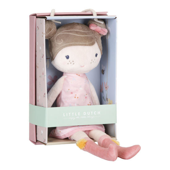LITTLE DUTCH - Kukull përkëdhelëse rozë 35cm