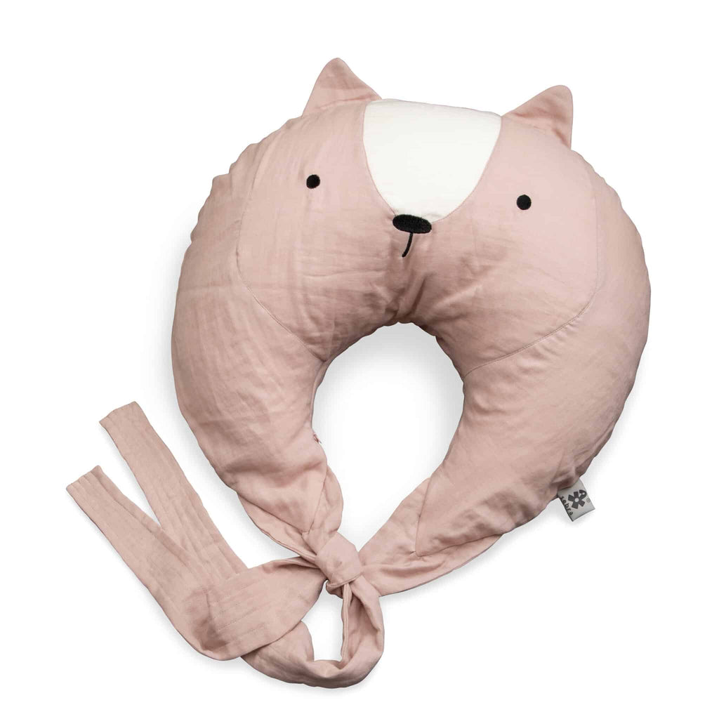 Sebra - Nursing pillow Zappy the squirrel pink