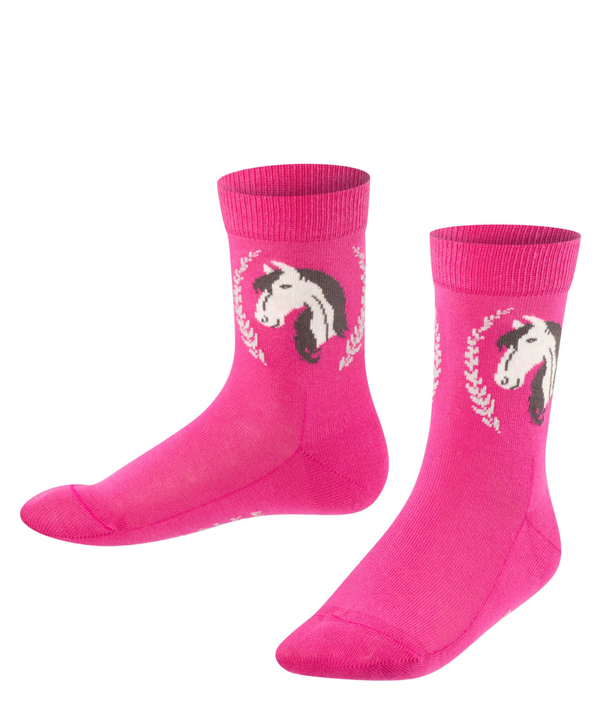 Falke čarape za djevojčice s konjskim uzorkom sjaj 10598 8550