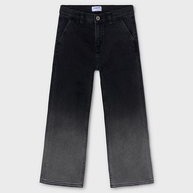 Mayoral Jeans Girls deep dye 7547 083 schwarz