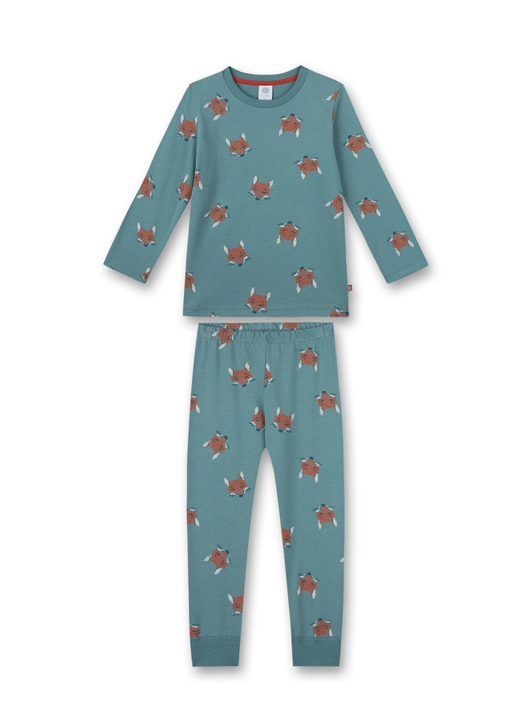 SANETTA - Erkek çocuk uzun pijama tilki
