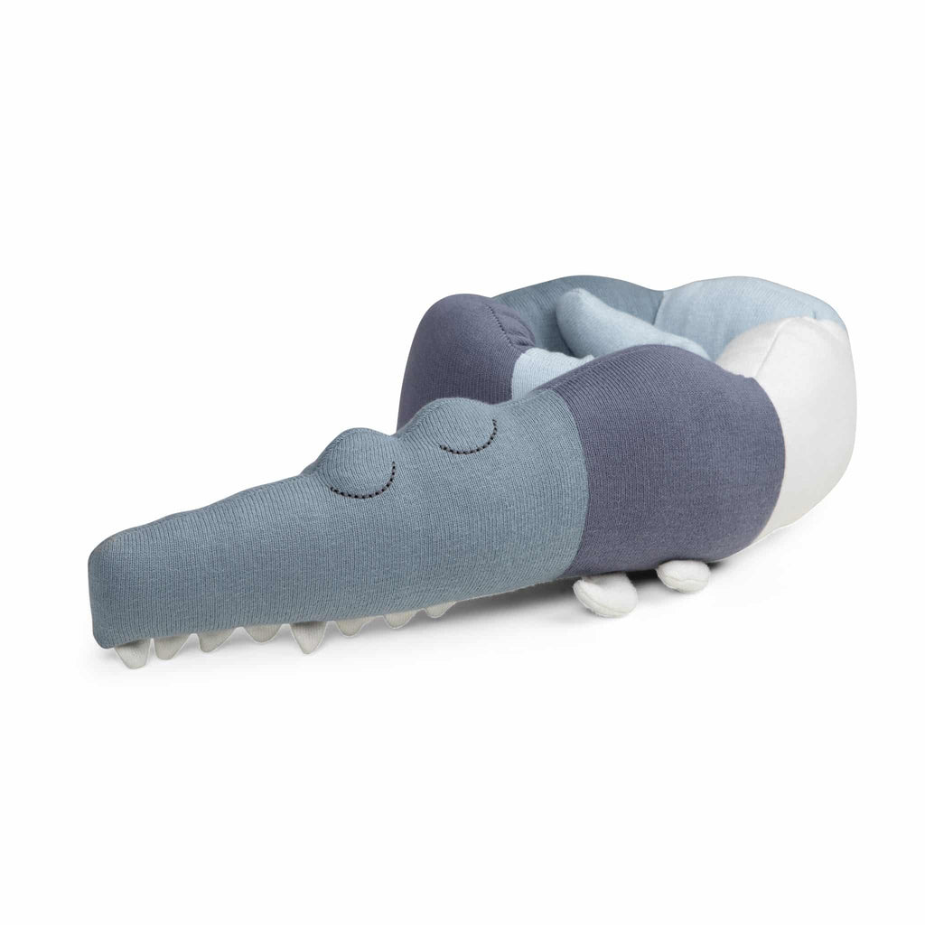 Sebra - Bed Snake Play Snake Cocodrilo Mini Sleepy Croc Azul Polvo