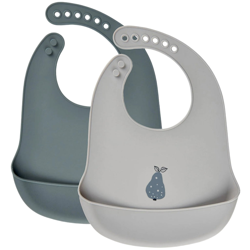 Celavi - Set Lätzchen Silicon 2er Set Lead