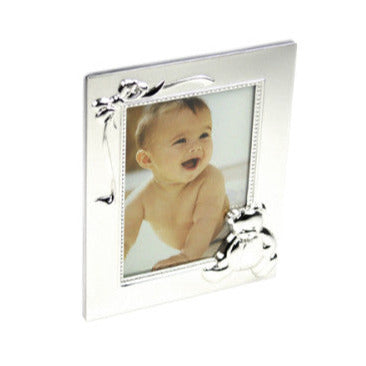 NORDISK DESIGN - Bilderrahmen Baby versilbert personalisierbar