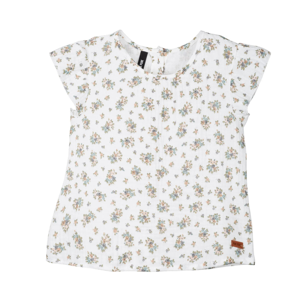 PURE PURE - Babygirl blouse made of pure organic cotton
