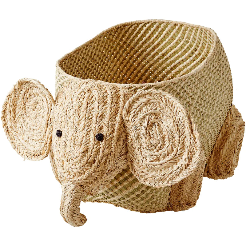 RICE - Storage Basket Elephant Natural
