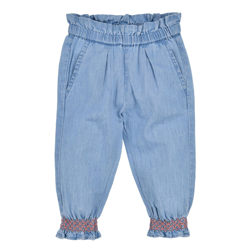 Bondi Pantalone neonata jeans blu denim 86870 113
