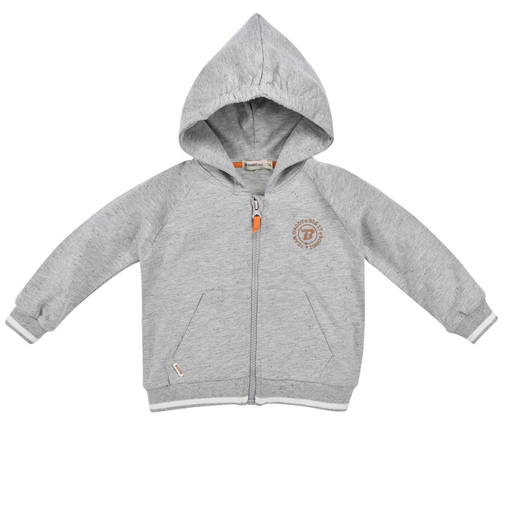 Bondi jakna s kapuljačom Baby Hoodie 91738 siva