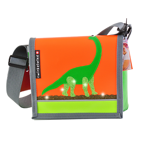 Cwirbelwind Brachiosaurus Glitzer Kindergartentasche