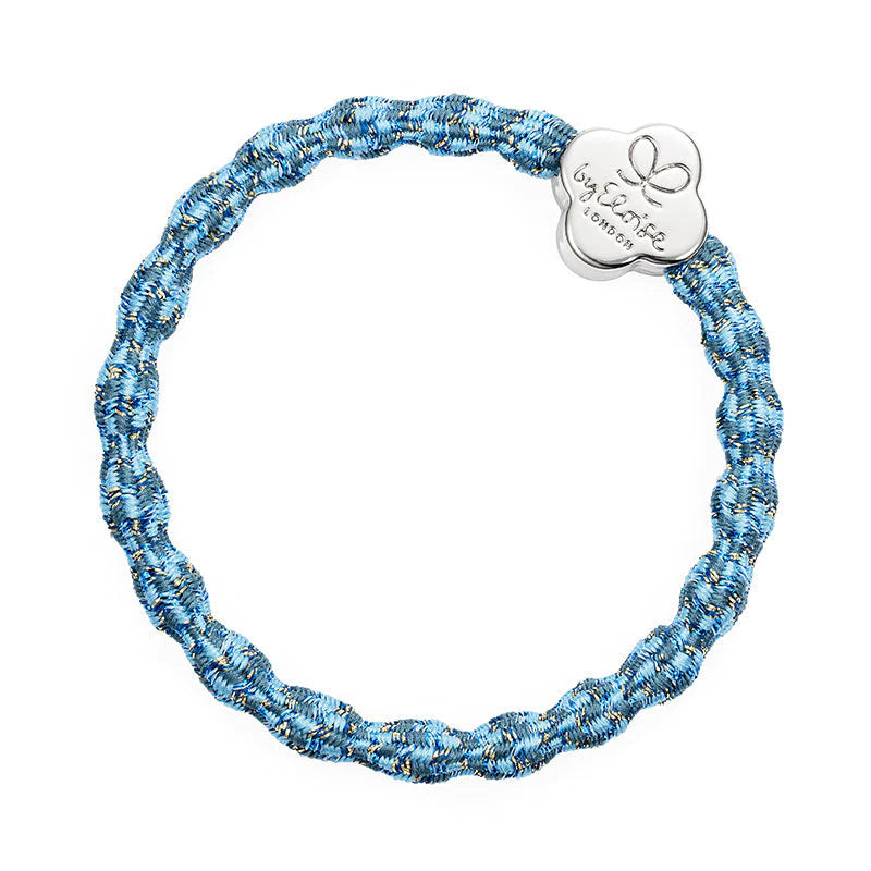 byEloise - Bangle Band Metallic Silver Quatrefoil Bermuda