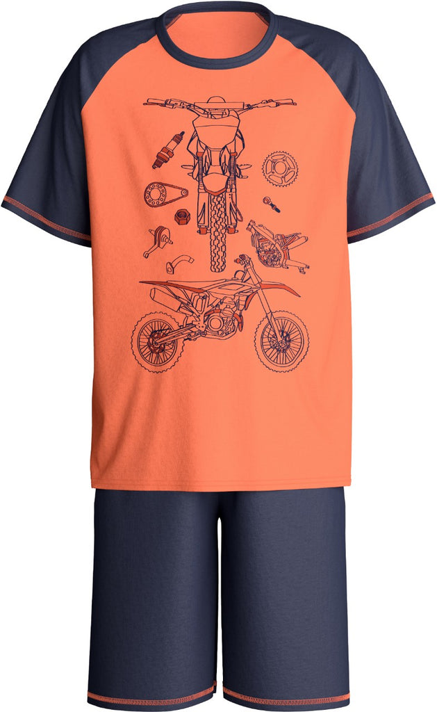 Calida Boys Pyjama Motorrad 52477