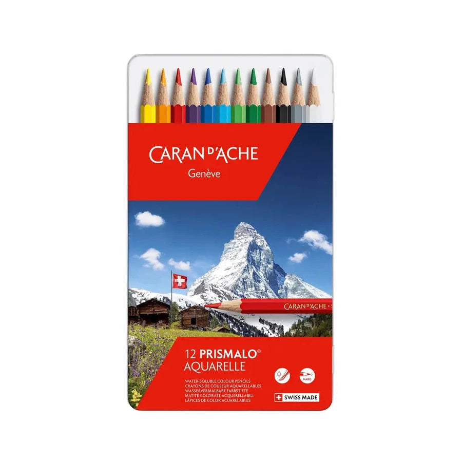 Caran d'Ache Farbstifte 12Stk. in Metallschachtel