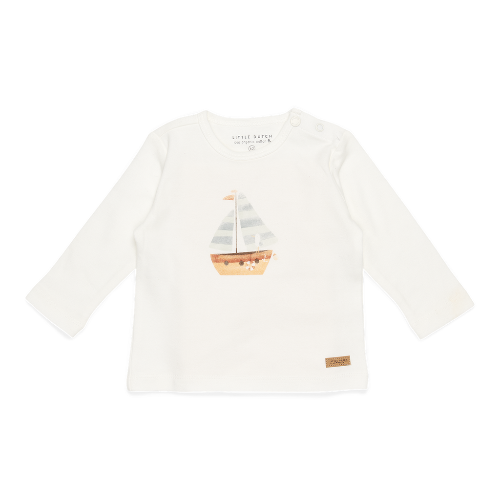 LITTLE DUTCH - Camiseta manga larga velero Sailors Bay