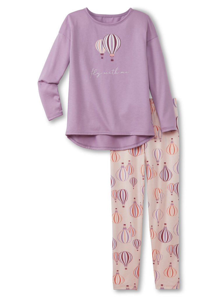 Calida Girls Pajama Balloon 57071 lavender