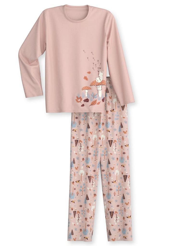 CALIDA - Girls Pyjama langarm Waldfreunde