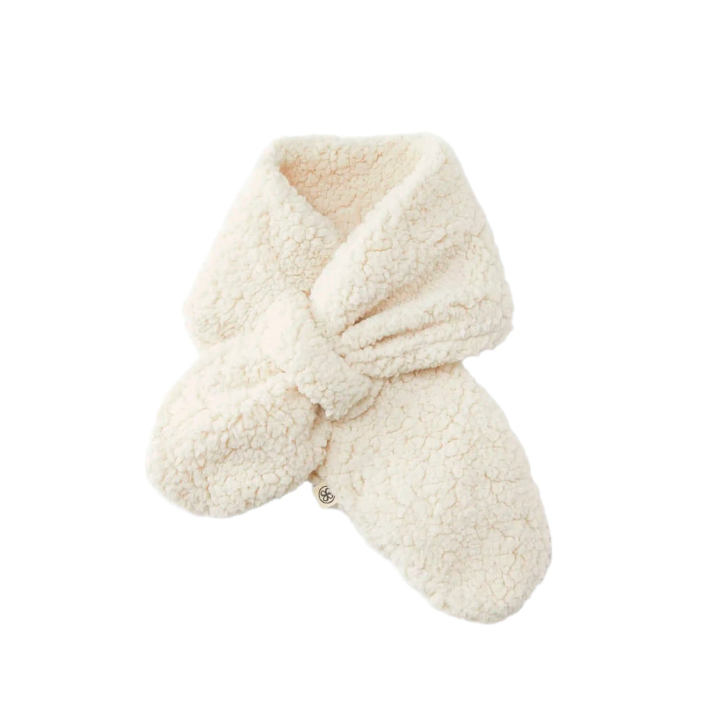 Cloby Baby Schal Teddy off-white
