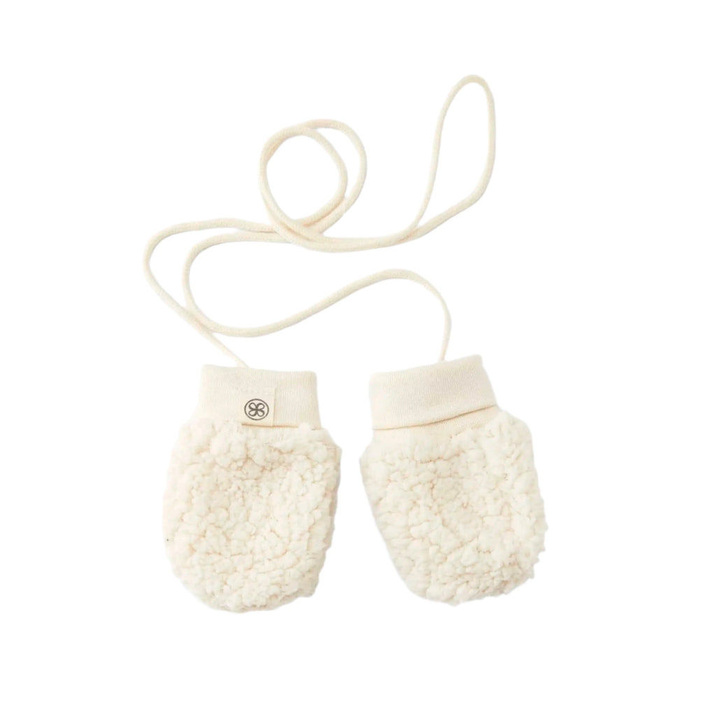 Cloby Teddy Babyhandschuhe Fäuslinge off-white