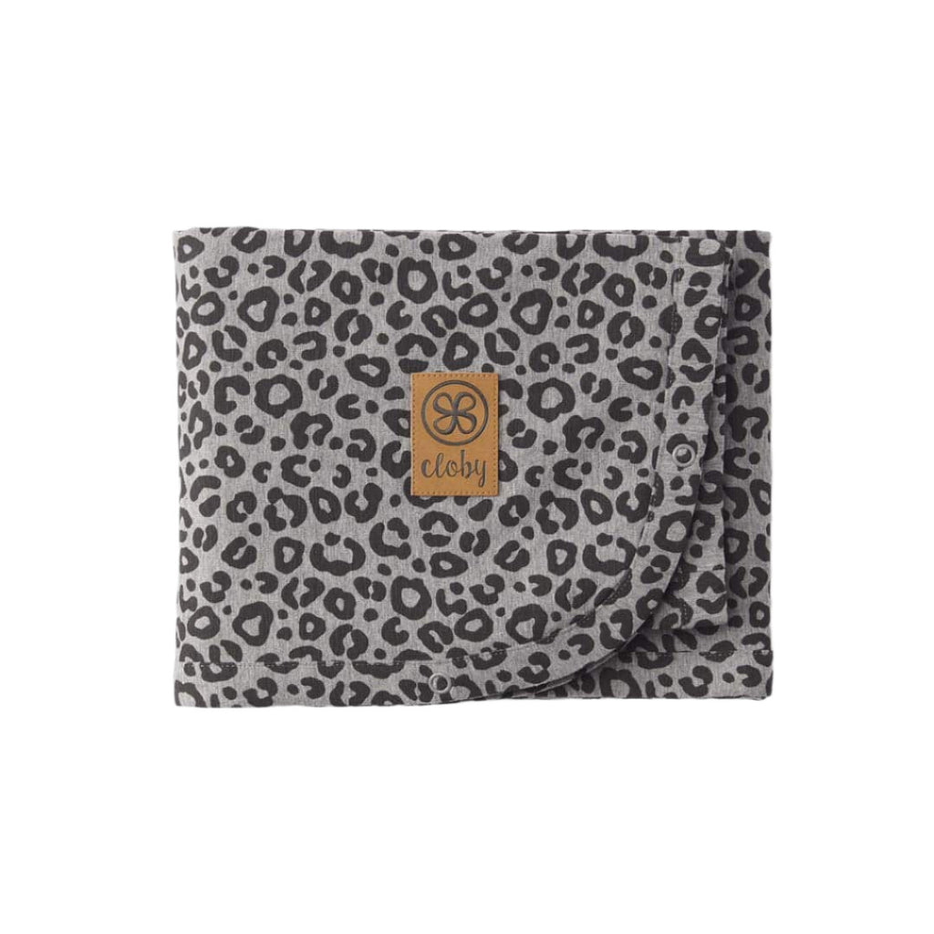 Cloby UV-Decke Leopard Grey