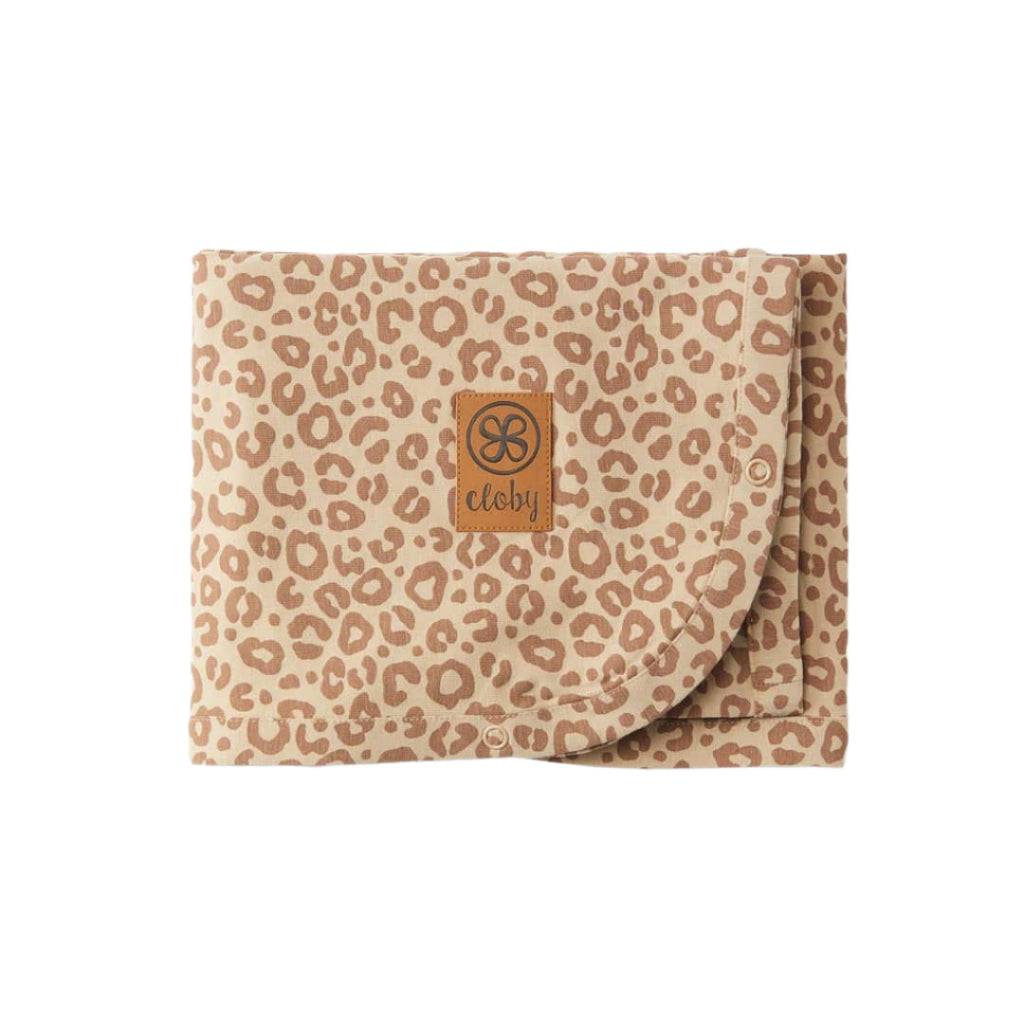 Cloby UV-Decke Leopard Brown