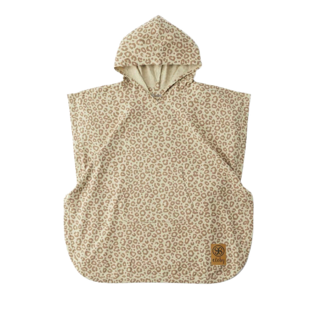 Cloby UV-Poncho Leopard Brown