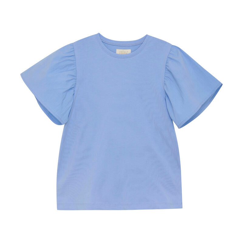 Kremalı Kız Çocuk T-Shirt 822559 7032 Bel Air Mavi