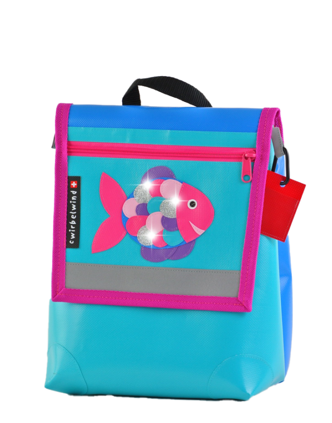 Cwirbelwind Kinderrucksack Glitzerfisch Glitzer