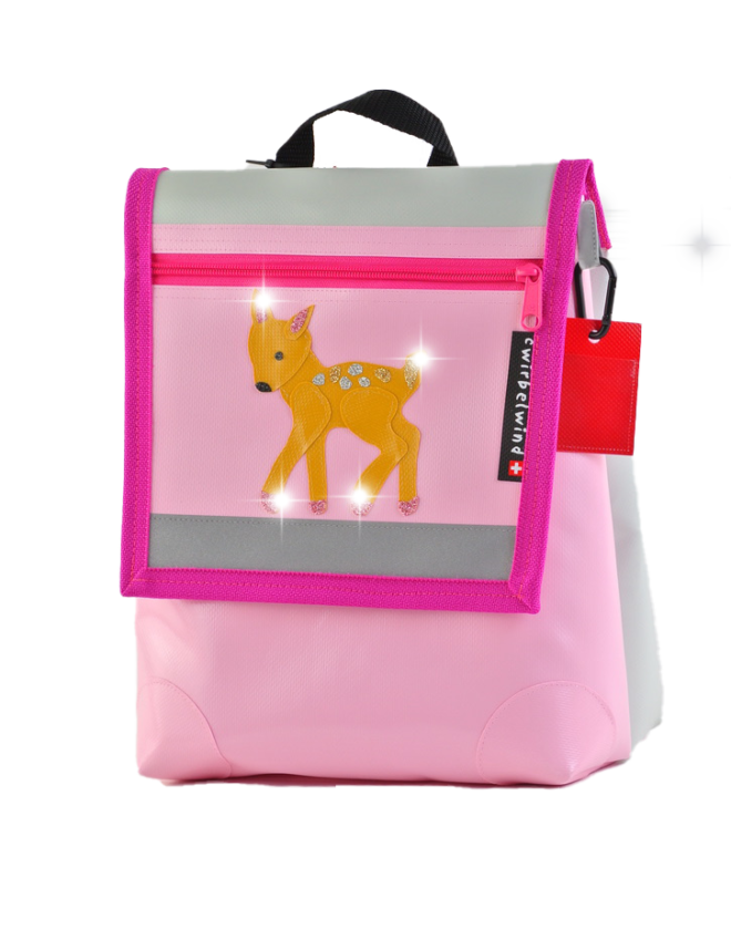 Cwirbelwind Kinderrucksack Rehkitz Glitzer