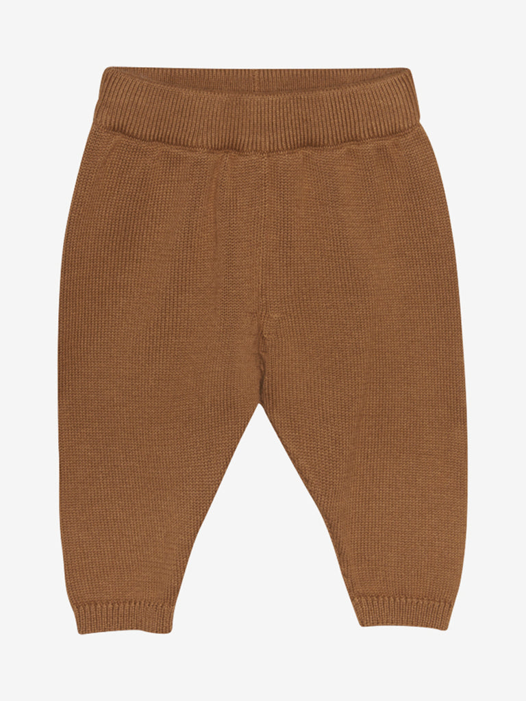Fixoni knitted trousers baby organic cotton 422629 Nuthatch 2840