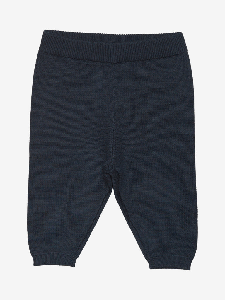 Pantalon bébé tricoté Fixoni 422564 Encre de Chine 7199
