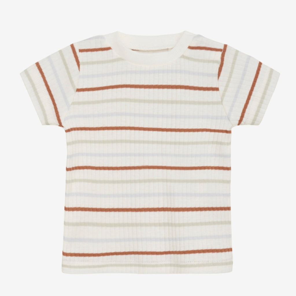 Fixoni T-Shirt Baby Boy striped 422703 1608 coconut milk