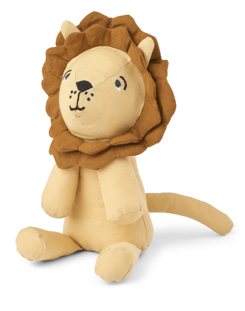 Liewood dražesna igračka lav Halfdan LW17536 1389 lav žuti meki