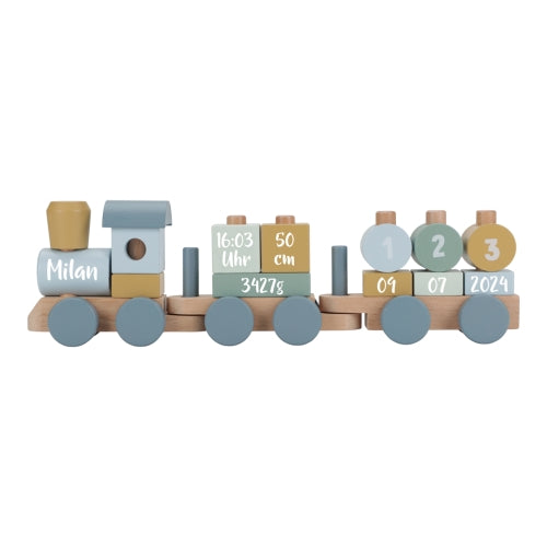 Little Dutch Railway with plug-in shapes made of FSC wood Forest Friends LD7254