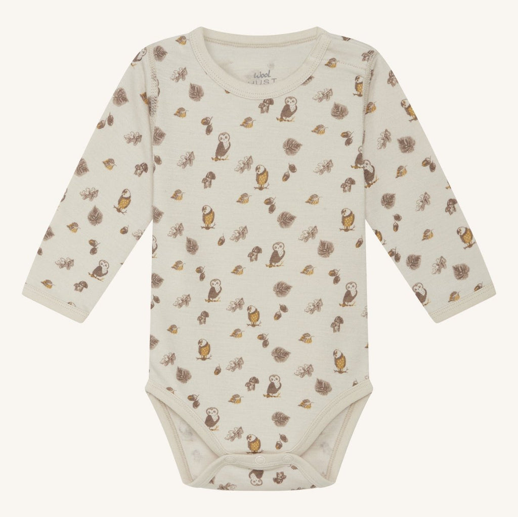 Hust & Claire Body HCBo Eule mit Merinowolle und Bambus Oeko-Tex 38269 frech oak 4501