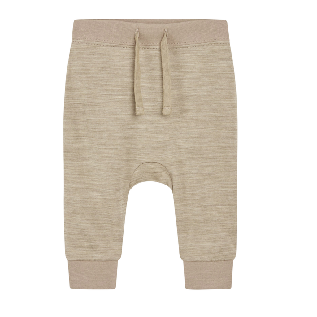 Hust & Claire Baby Jogginghose aus Merinowolle und Bambus HCGaby 36215 3554 biscuit melange