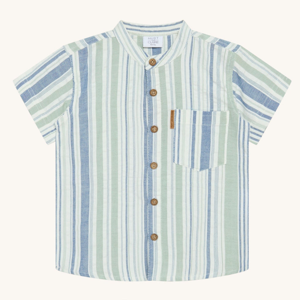 Hust & Claire Boy Hemd HCReik 14914 3416 jade green