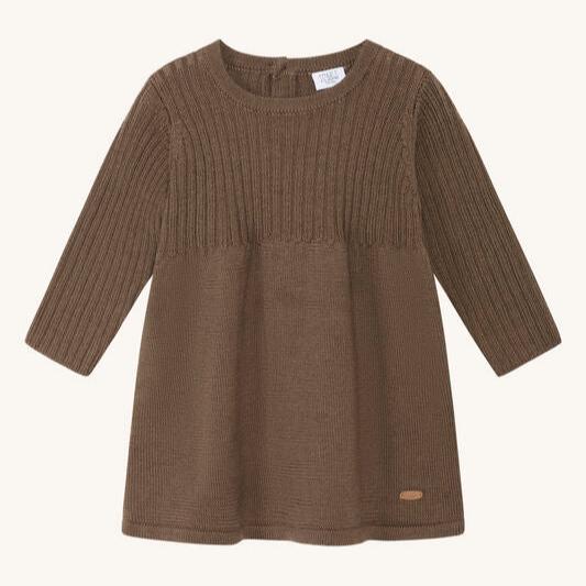 Hust & Claire Kleid aus reiner Merinowolle HCDuri 44292 3298 coffee