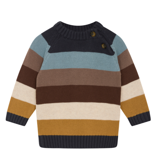 Hust & Claire Pullover gestreift Palle 37969 blue night