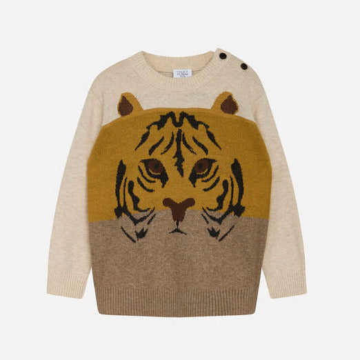 Hust & Claire Pullover Boy Tiger Pelle 14851 3038