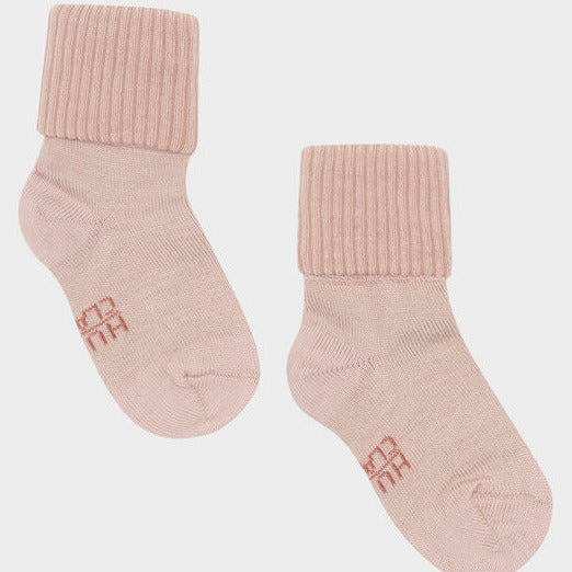 Hust & Claire chaussettes Flosi laine mérinos bambou 52290 3362 teinte rose