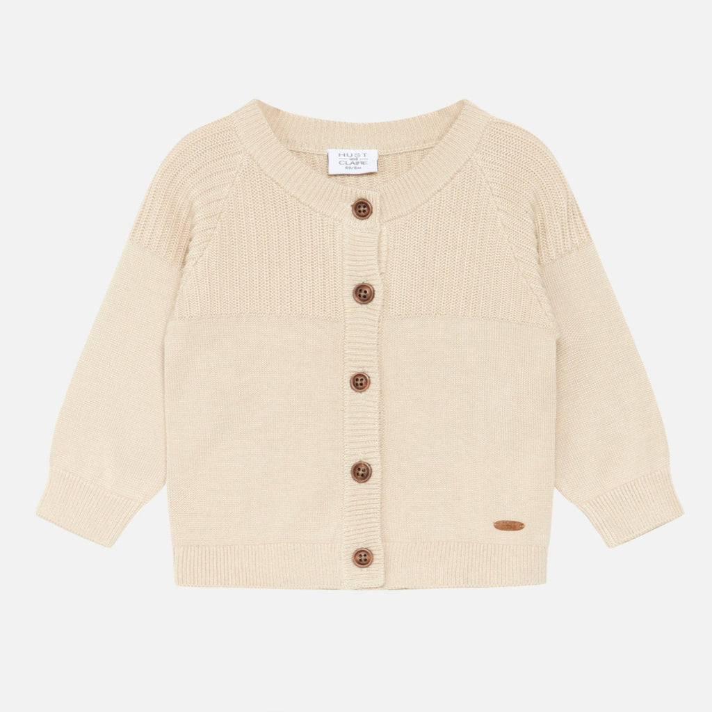 Hust & Claire bamboo cardigan HCCuno 44243 4501 French oak