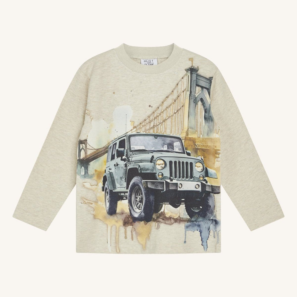 Hust & Claire T-Shirt boy Jeep 14956 1290 wheat melange