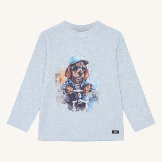 Hust & Claire T-Shirt langarm HCAnton 11513 4118 sky melange