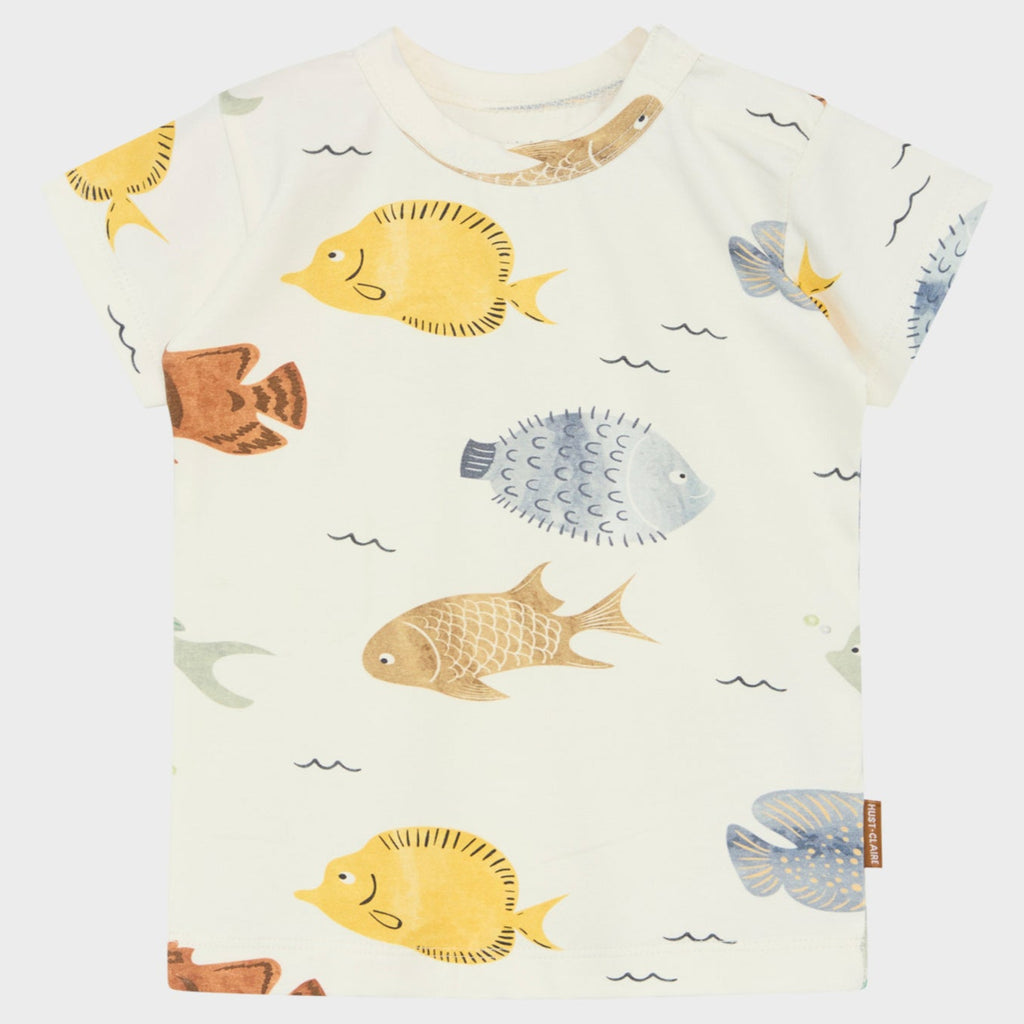 Hust & Claire T-Shirt Baby Boy HCAnker 44289 3270 ivory